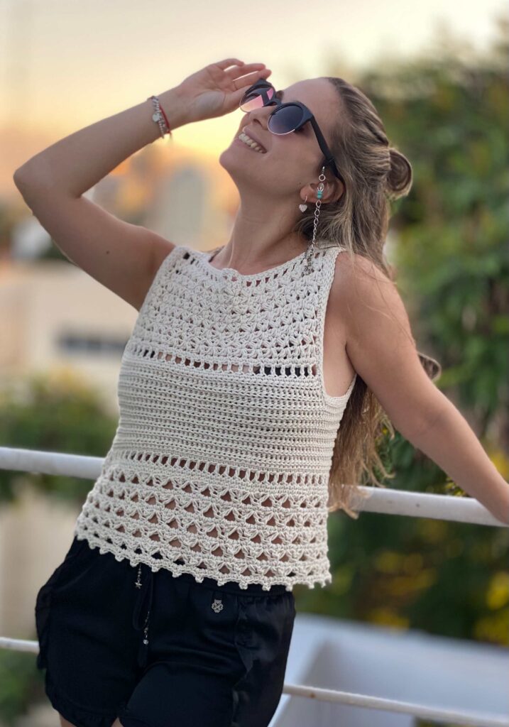 PROYECTO BLUSA CAPRI | GUIA DE TEJIDO: incluye videos tutoriales + explicaciones escritas