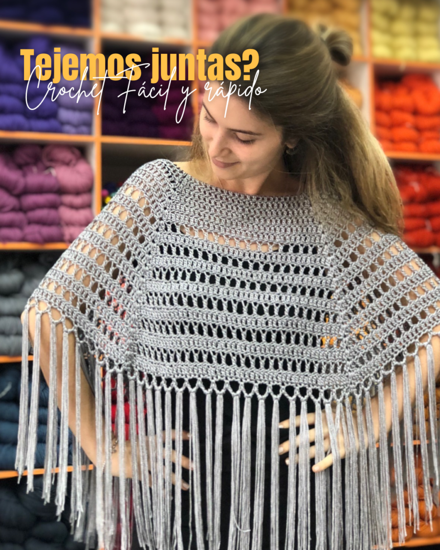 Patrón Poncho Fansy ¡GRATIS! - Imagen 2