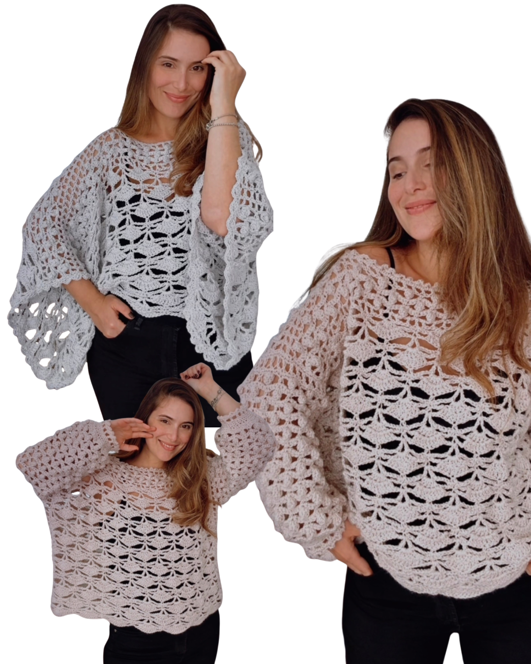 PROYECTO SWEATER Y REMERON BOND | GUIA DE TEJIDO: Incluye 6 videos tutoriales paso a paso + gráfico de puntos